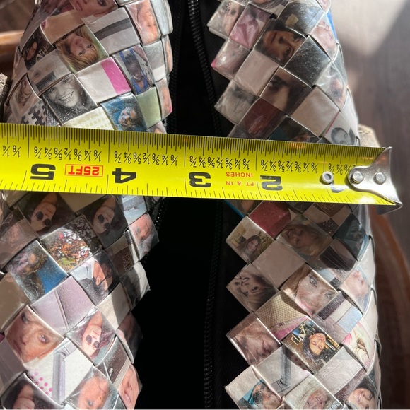 Artisan handbag Womens Faces Handbag unique pop art Valentines Mothers Day gift - Picture 7 of 10